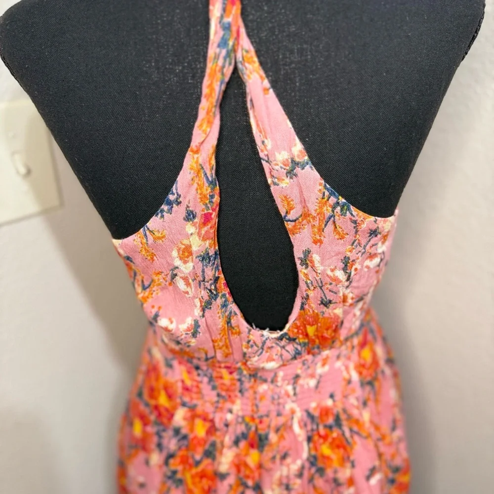 Free People Valentines Washed Ashore Floral‎ Mini Dress- Size XS